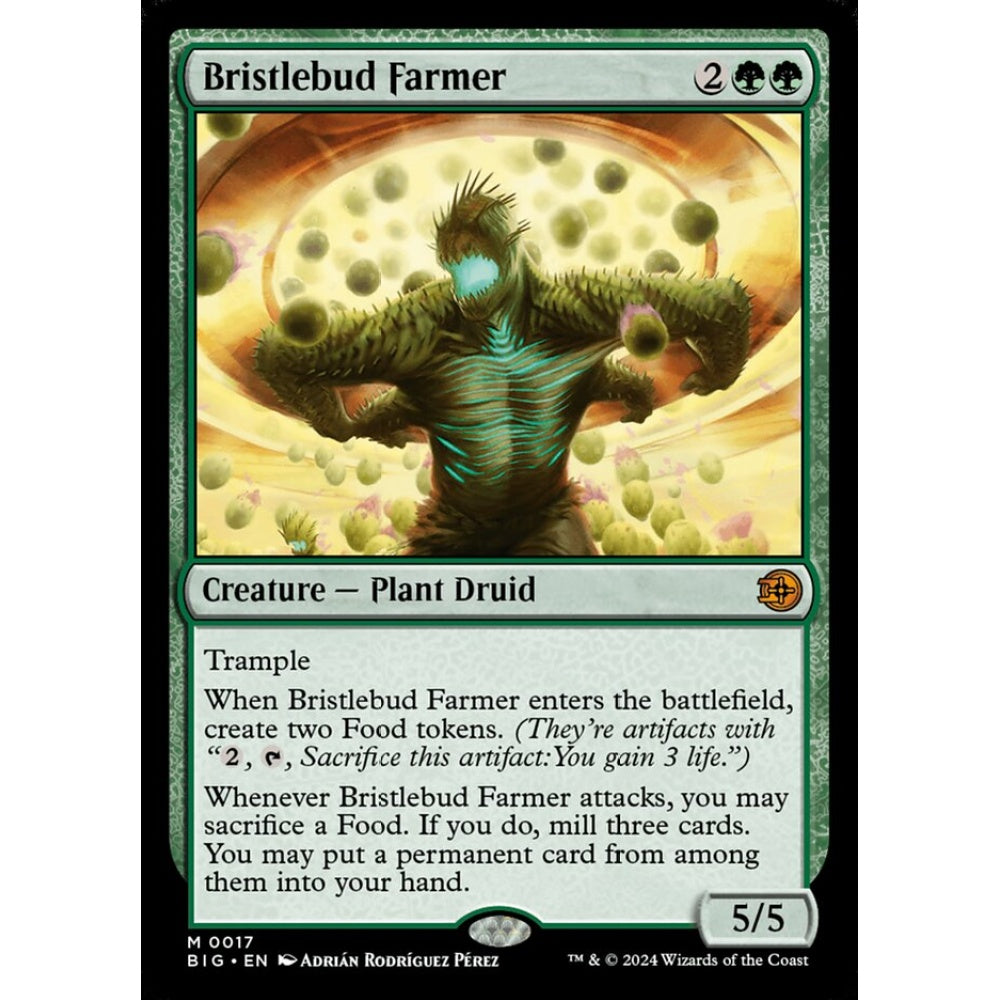 Bristlebud Farmer, 17, mythic, Magic: The Gathering, Outlaws of Thunder Junction