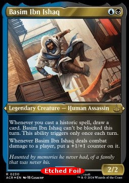 Basim Ibn Ishaq (V.2) - Universes Beyond: Assassin's Creed: Extras (Rare) [XACR-230]