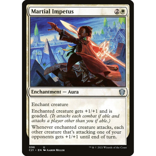 Martial Impetus uncommon 96 Magic the Gathering Commander 2021