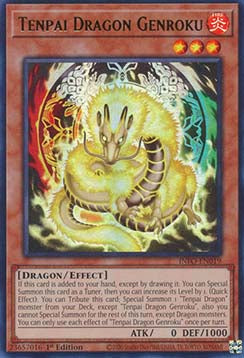 Tenpai Dragon Genroku (V.1 - Ultra Rare) - The Infinite Forbidden (Ultra Rare) [INFO-019]