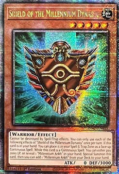 Shield of the Millennium Dynasty (V.2 - Quarter Century Secret Rare) - The Infinite Forbidden (Quarter Century Secret Rare) [INFO-003]