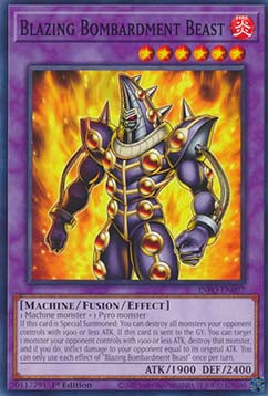Blazing Bombardment Beast - The Infinite Forbidden (Common) [INFO-097]
