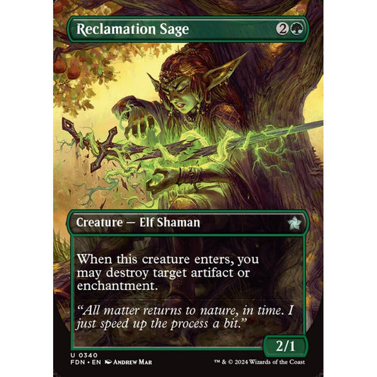 Reclamation Sage, 340, uncommon, Magic: The Gathering, Foundations