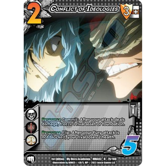 Conflict of Ideologies, 79/108, R, UniVersus, MHA03 Heroes Clash