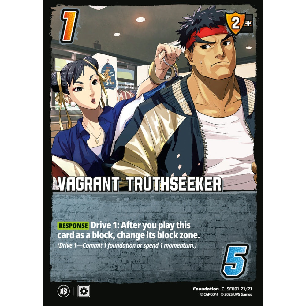 Vagrant Truthseeker 21/21 SF601 Universus Street Fighter 6: Challanger Series Ryu&Luke Foundation C