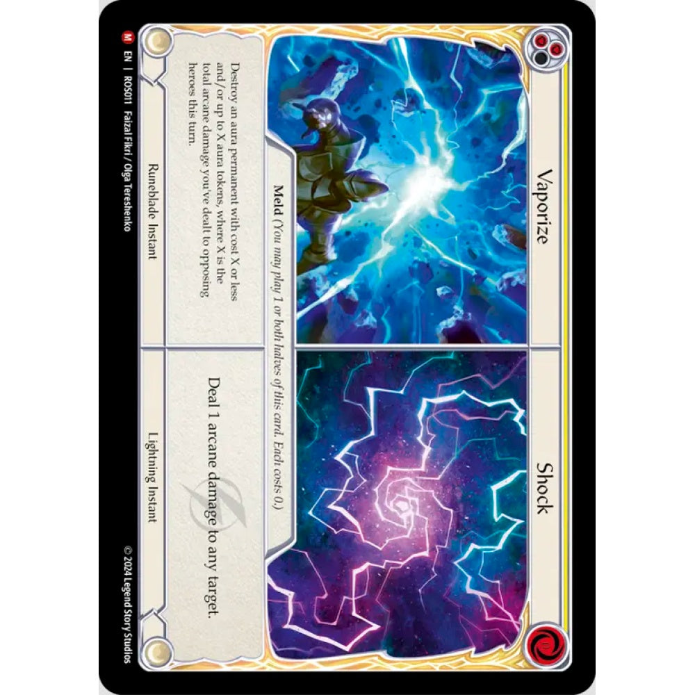 Vaporize//Shock, ROS011, Majestic, Flesh and Blood, Rosetta