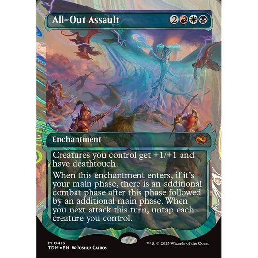 All-Out Assault mythic 415 Magic the Gathering Tarkir: Dragonstorm