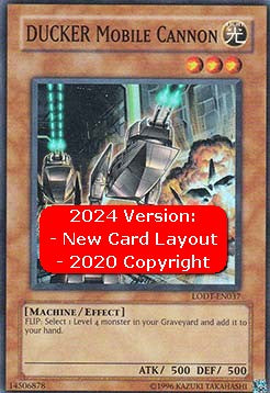 DUCKER Mobile Cannon (V.2 - Super Rare) - Light of Destruction (Super Rare) [LODT-037]