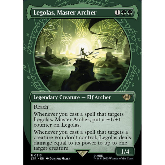 Legolas, Master Archer, rare, 313, Magic the Gathering, The Lord of the Rings: Tales of Middle-earth