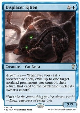 Displacer Kitten - Mystery Booster 2 (Rare) [MB2-27]