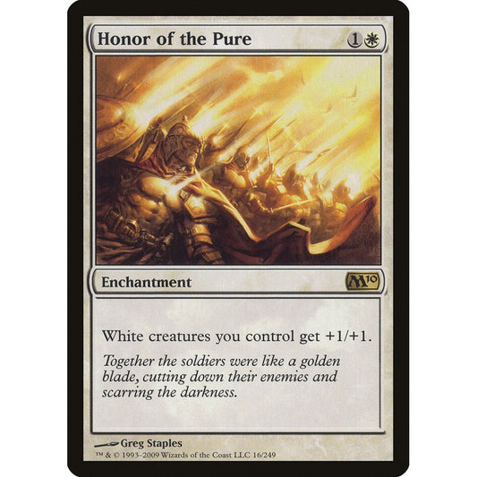 Honor of the Pure rare 16 Magic the Gathering Magic 2010