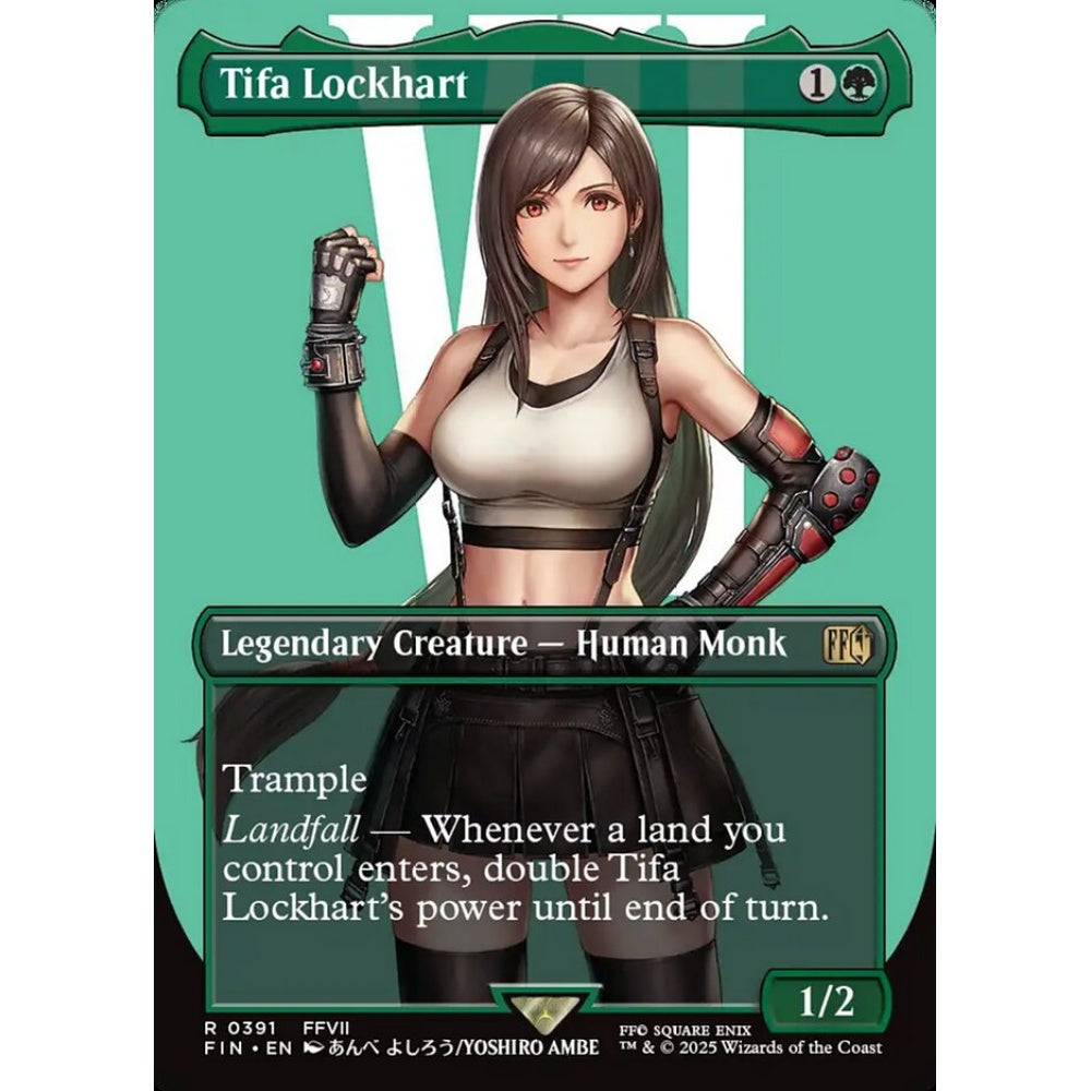 Tifa Lockhart rare 391 Magic the Gathering Final Fantasy