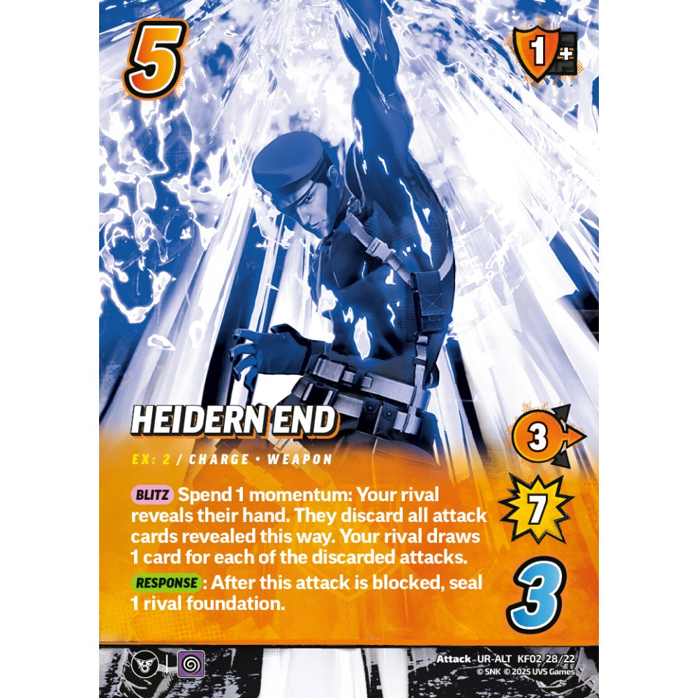 Heidern End 28/22 KF02 Universus The King of Fighters XV: Challenger Series: Team Rival Attack UR-ALT
