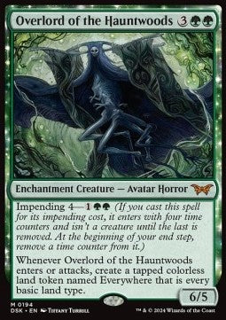 Overlord of the Hauntwoods - Duskmourn: House of Horror (Mythic) [DSK-194]