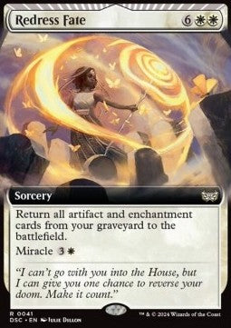 Redress Fate - Commander: Duskmourn: House of Horror: Extras (Rare) [XDSC-41]