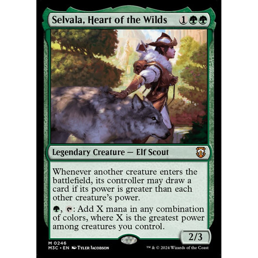 Selvala, Heart of the Wilds, 246, mythic, Magic: The Gathering, Modern Horizons 3