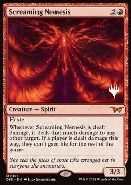 Screaming Nemesis (V.2) - Duskmourn: House of Horror: Promos (Mythic) [PDSK-157]
