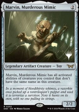 Marvin, Murderous Mimic (V.2) - Duskmourn: House of Horror: Promos (Rare) [PDSK-253]