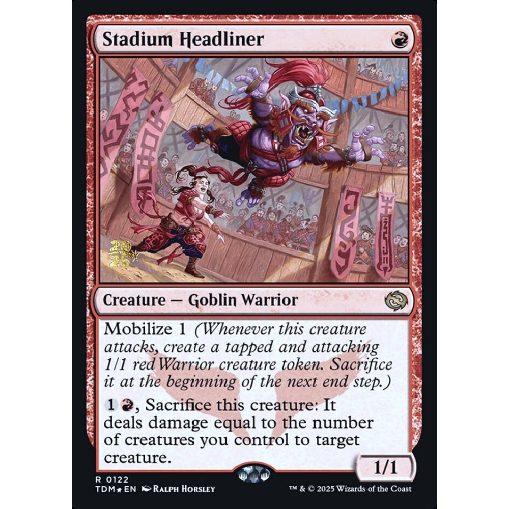 Stadium Headliner rare 122s Magic the Gathering Tarkir: Dragonstorm Promos