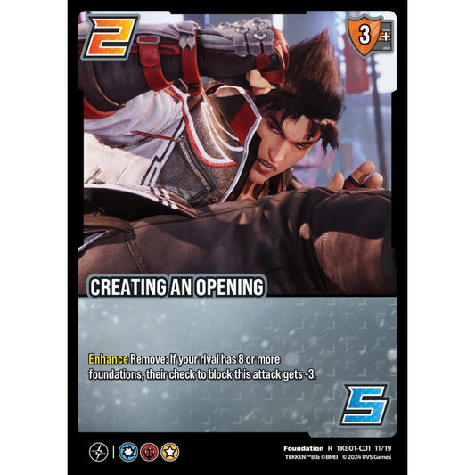 Creating an Opening, 11/19, TK801-CD1, Universus, TEKKEN 8 Clash Decks, Foundation, R