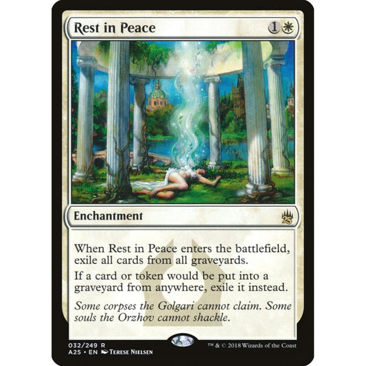 Rest in Peace rare 32 Magic the Gathering Masters 25