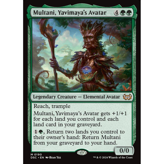 Multani, Yavimaya's Avatar, 190, mythic, Magic: The Gathering, Duskmourn: House of Horror