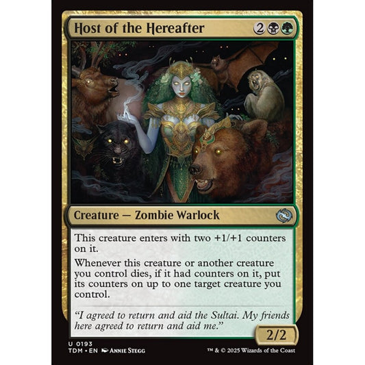 Host of the Hereafter uncommon 193 Magic the Gathering Tarkir: Dragonstorm
