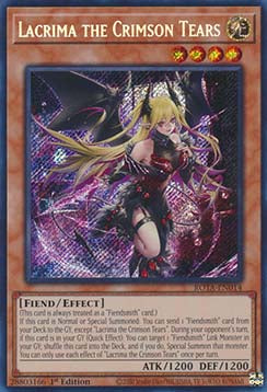 Lacrima the Crimson Tears (V.1 - Secret Rare) - Rage of the Abyss (Secret Rare) [ROTA-014]