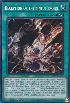 Deception of the Sinful Spoils (V.1 - Secret Rare) - Rage of the Abyss (Secret Rare) [ROTA-055]