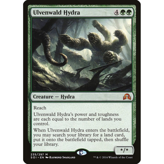 Ulvenwald Hydra mythic 235 Magic the Gathering Shadows over Innistrad