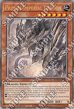 Primite Imperial Dragon (V.2 - Quarter Century Secret Rare) - Rage of the Abyss (Quarter Century Secret Rare) [ROTA-013]