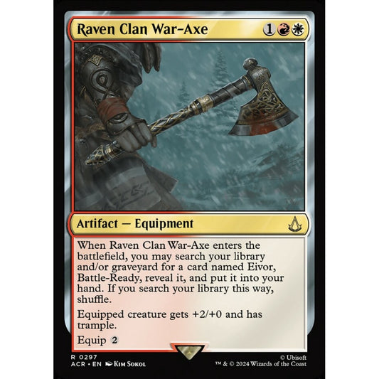Raven Clan War-Axe rare 297 Magic the Gathering Assassin's Creed