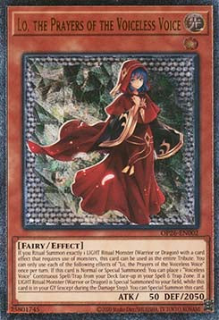 Lo, the Prayers of the Voiceless Voice - OTS Tournament Pack 26 (Ultimate Rare) [OP26-002]