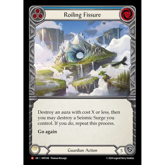 Roiling Fissure HNT248 Majestic Flesh & Blood Trading Card Game The Hunted in Regular Art