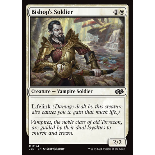 Bishop's Soldier, 174, common, Magic: The Gathering, Foundations Jumpstart
