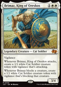 Brimaz, King of Oreskos - Foundations Jumpstart (Mythic) [J25-58]