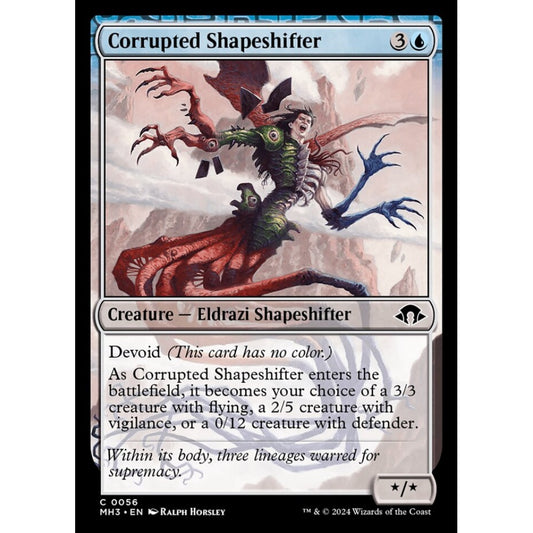 Corrupted Shapeshifter, 56, common, Magic: The Gathering, Modern Horizons 3
