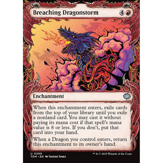 Breaching Dragonstorm uncommon 299 Magic the Gathering Tarkir: Dragonstorm