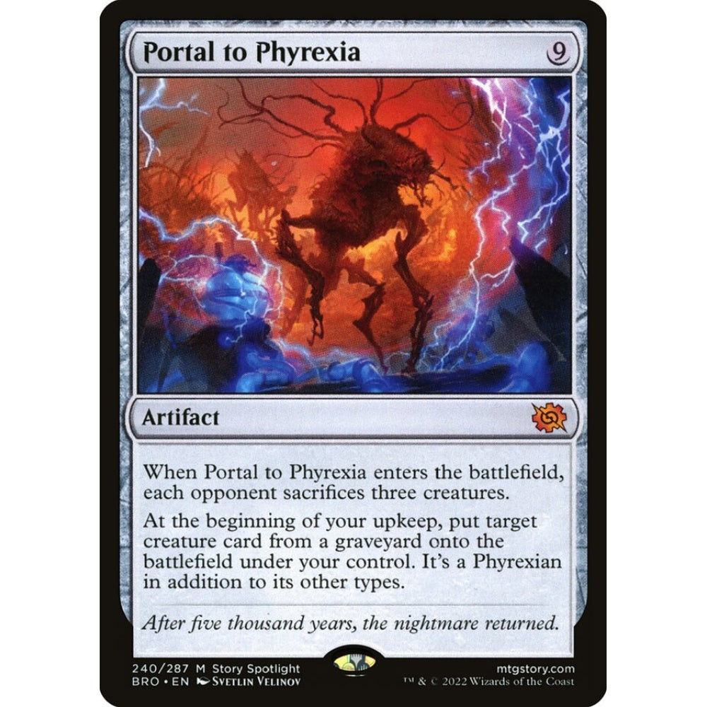 Portal to Phyrexia mythic 240 Magic the Gathering The Brothers' War