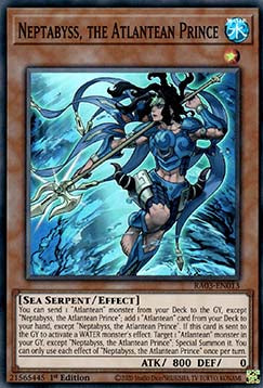 Neptabyss, the Atlantean Prince (V.1 - Super Rare) - Quarter Century Bonanza (Super Rare) [RA03-013]