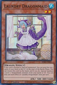 Laundry Dragonmaid (V.1 - Super Rare) - Quarter Century Bonanza (Super Rare) [RA03-021]