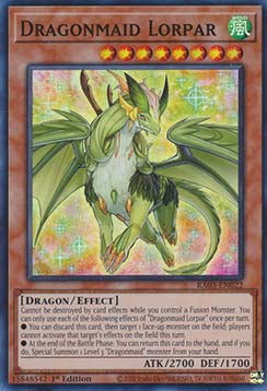 Dragonmaid Lorpar (V.1 - Super Rare) - Quarter Century Bonanza (Super Rare) [RA03-022]