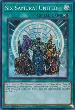 Six Samurai United (V.1 - Super Rare) - Quarter Century Bonanza (Super Rare) [RA03-054]