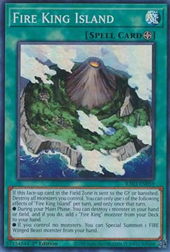 Fire King Island (V.1 - Super Rare) - Quarter Century Bonanza (Super Rare) [RA03-059]