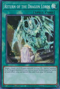 Return of the Dragon Lords (V.1 - Super Rare) - Quarter Century Bonanza (Super Rare) [RA03-060]