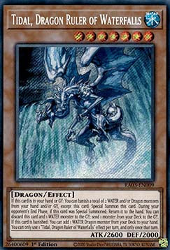 Tidal, Dragon Ruler of Waterfalls (V.3 - Secret Rare) - Quarter Century Bonanza (Secret Rare) [RA03-009]
