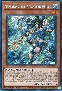 Neptabyss, the Atlantean Prince (V.3 - Secret Rare) - Quarter Century Bonanza (Secret Rare) [RA03-013]