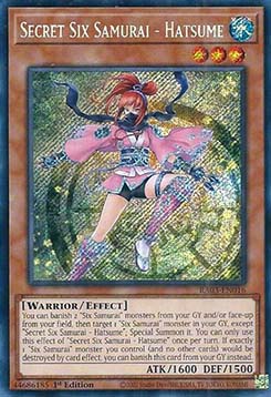 Secret Six Samurai - Hatsume (V.3 - Secret Rare) - Quarter Century Bonanza (Secret Rare) [RA03-016]