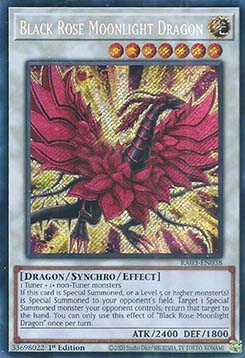 Black Rose Moonlight Dragon (V.3 - Secret Rare) - Quarter Century Bonanza (Secret Rare) [RA03-038]