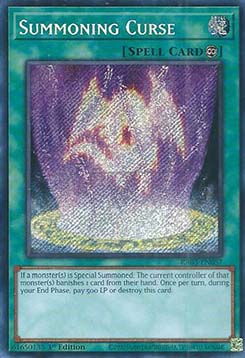 Summoning Curse (V.3 - Secret Rare) - Quarter Century Bonanza (Secret Rare) [RA03-057]